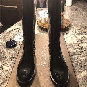 Gucci black boot Brand new never used